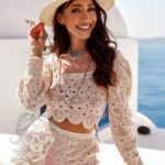 Komplet ażurowy Maiestas Chic beżowy