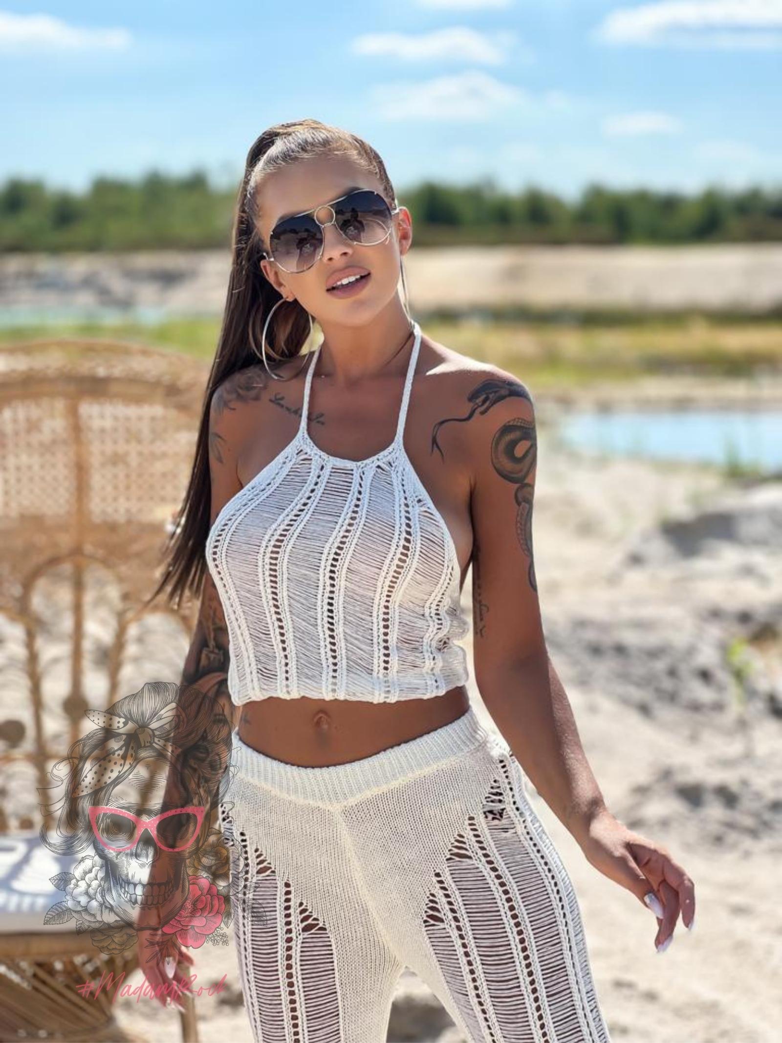 Komplet plażowy Lagunn ecru