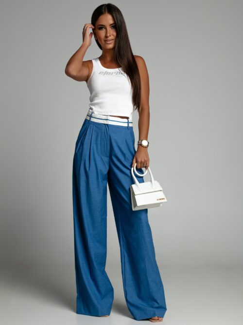 -wyprzedane-Spodnie garniturowe Moniko V denim jeans