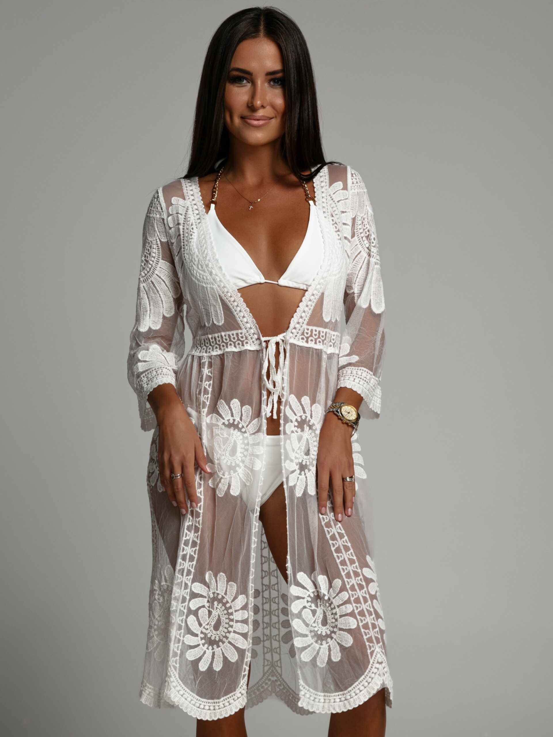 Narzutka plażowa Burstyn ecru