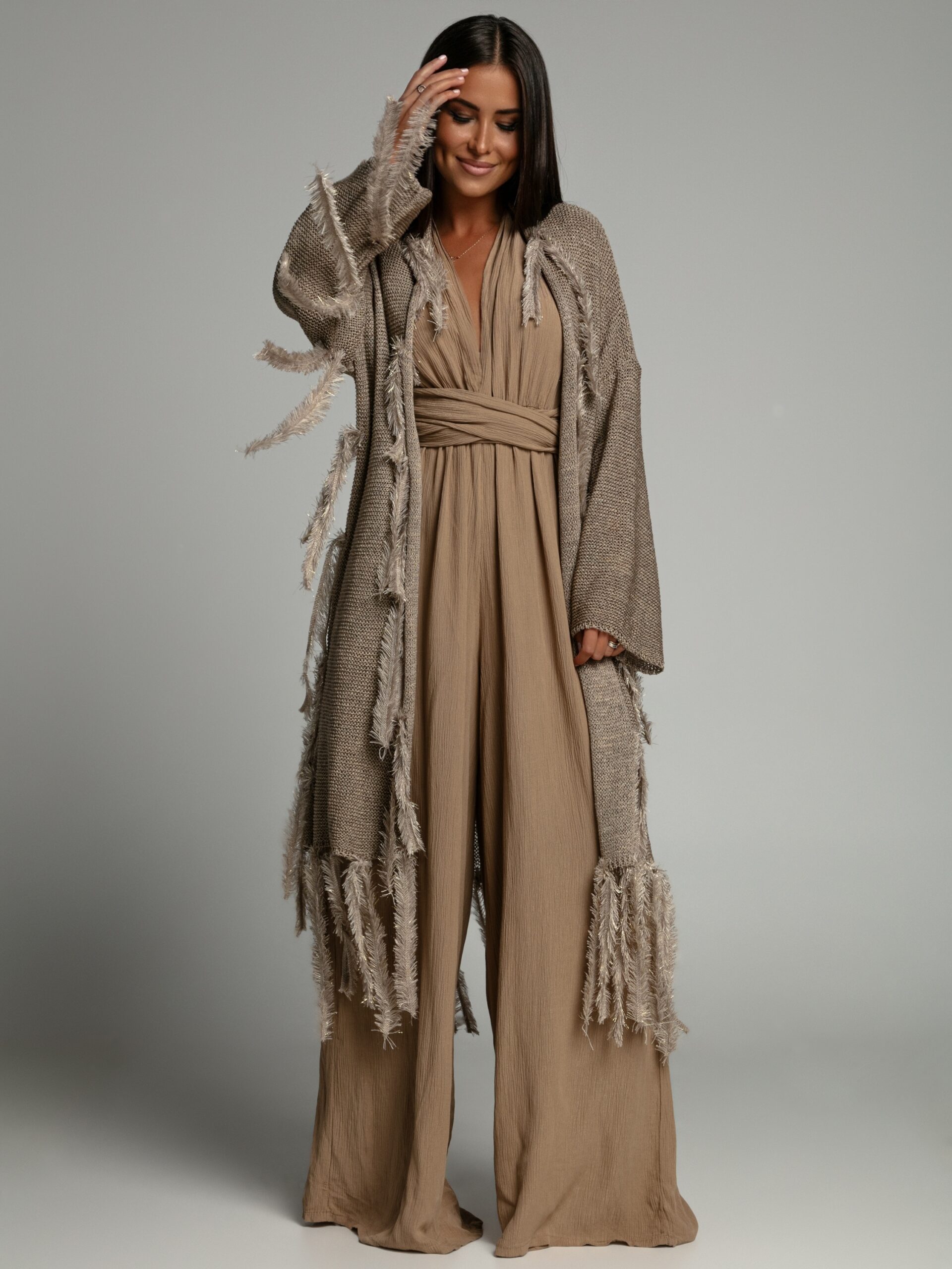 Kombinezon muślinowy Szampan cappuccino Kombinezon muślinowy Szampan cappuccino