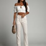 Top bawełniany Gipeli ecru