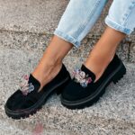 Mokasyny Madam Alecta czarne