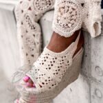 Koturny espadryle Madam Cordon beżowe