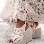 Koturny espadryle Madam Cordon beżowe