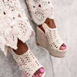 Koturny espadryle Madam Cordon beżowe