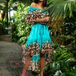 Sukienka wakacyjna NB Tuluca turkusowa