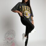 T-shirt dekatyzowany Lakers szary