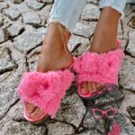 Klapki profilowane Madam Bango różowe