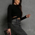 Spodnie jeansowe ShowDust szare