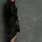 Sukienka elastyczna Modevo czarna