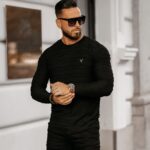 Bluzka męska longsleeve Connor Ola Voga czarna