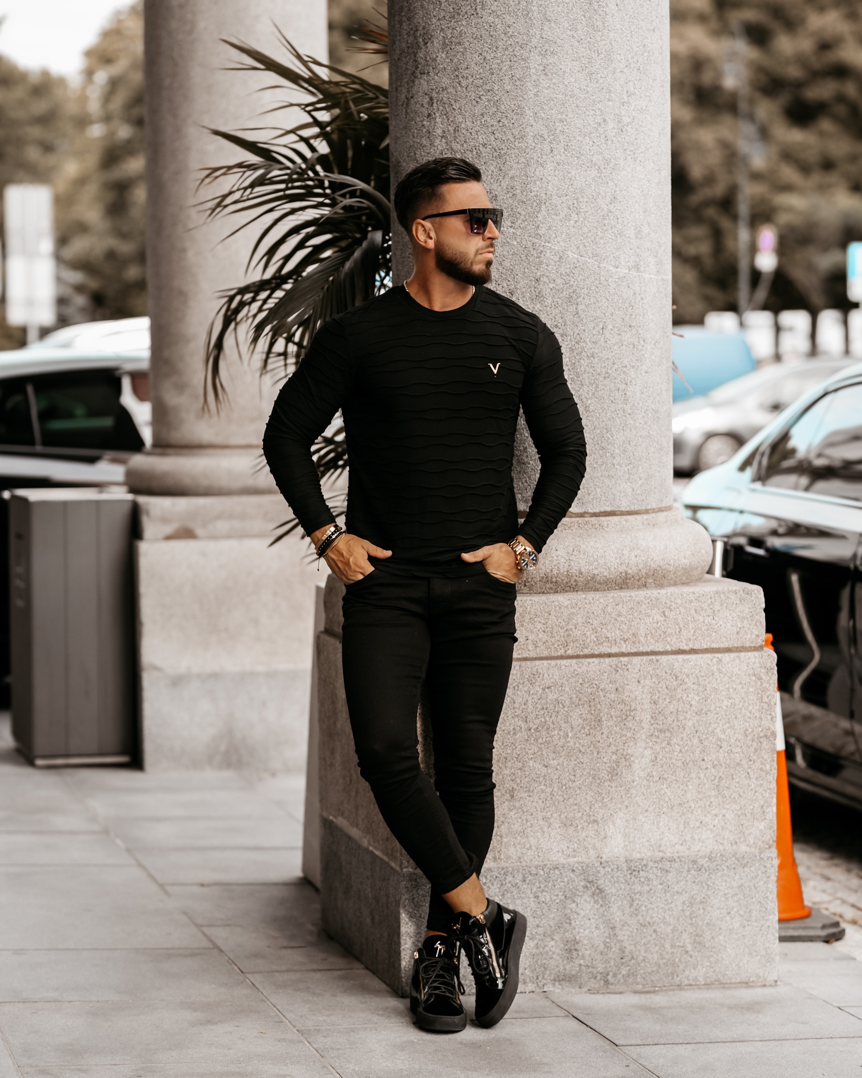 Bluzka męska longsleeve Connor Ola Voga czarna Bluzka męska longsleeve Connor Ola Voga czarna