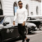 Bluzka męska longsleeve Connor Ola Voga biała