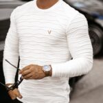 Bluzka męska longsleeve Connor Ola Voga biała