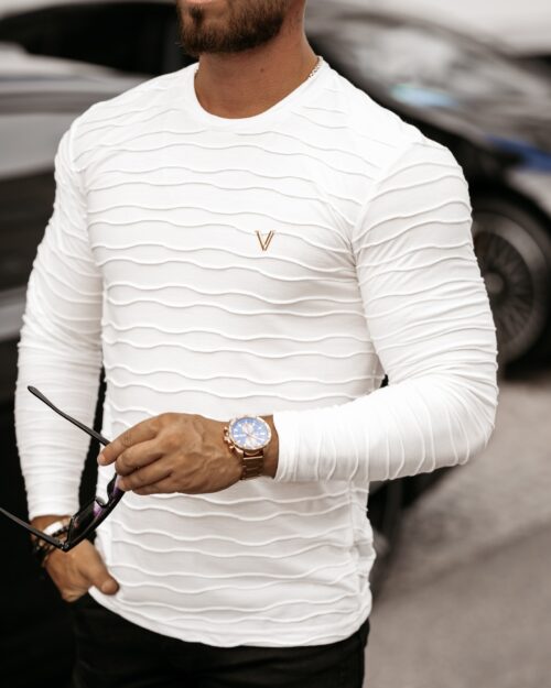 Bluzka męska longsleeve Connor Ola Voga biała