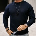 Bluza bawełniana męska Gozo Ola Voga granatowa