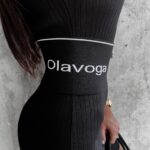 Pasek elastyczny szeroki Ligra Ola Voga czarny