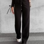 Spodnie dresowe bawełniane Cierra Ola Voga czarne