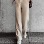 Spodnie dresowe bawełniane Cierra Ola Voga beżowe