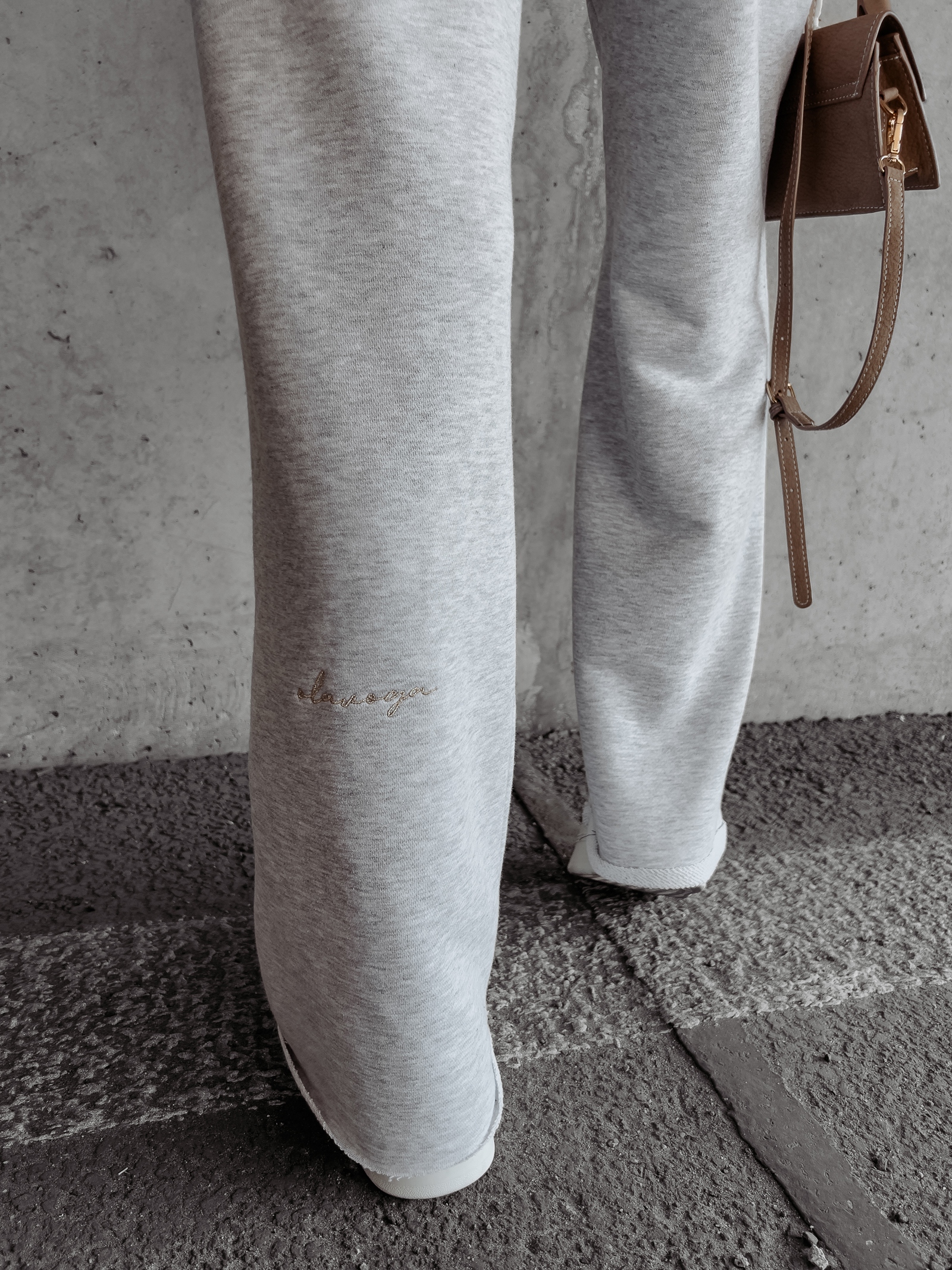 Spodnie dresowe bawełniane Cierra Ola Voga szare