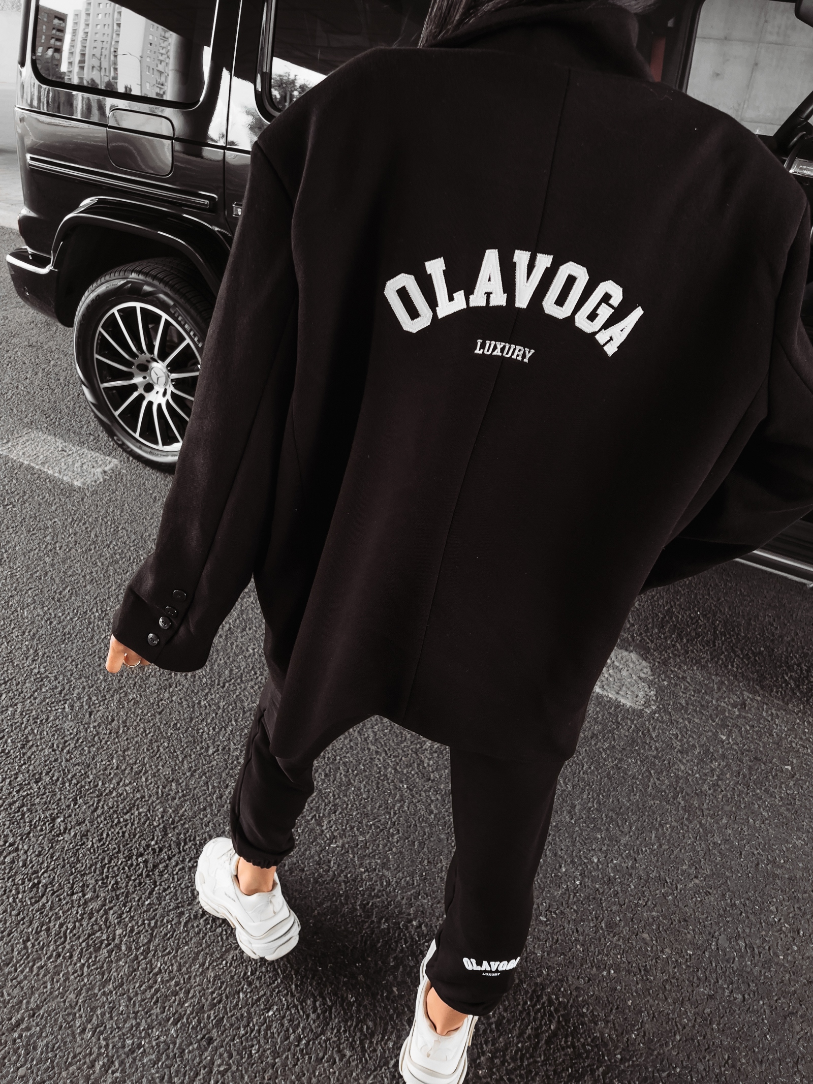 Marynarka damska jednorzędową Hajos Ola Voga czarna