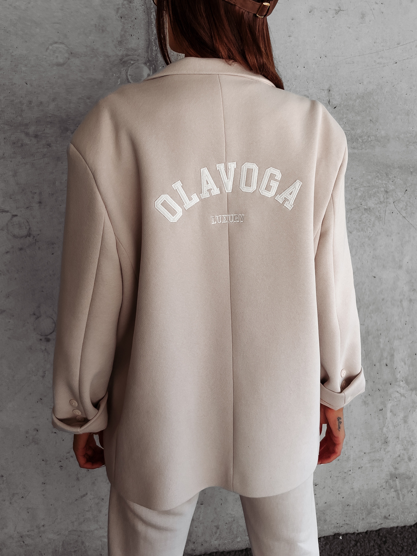 Marynarka damska jednorzędowa Hajos Ola Voga beżowa