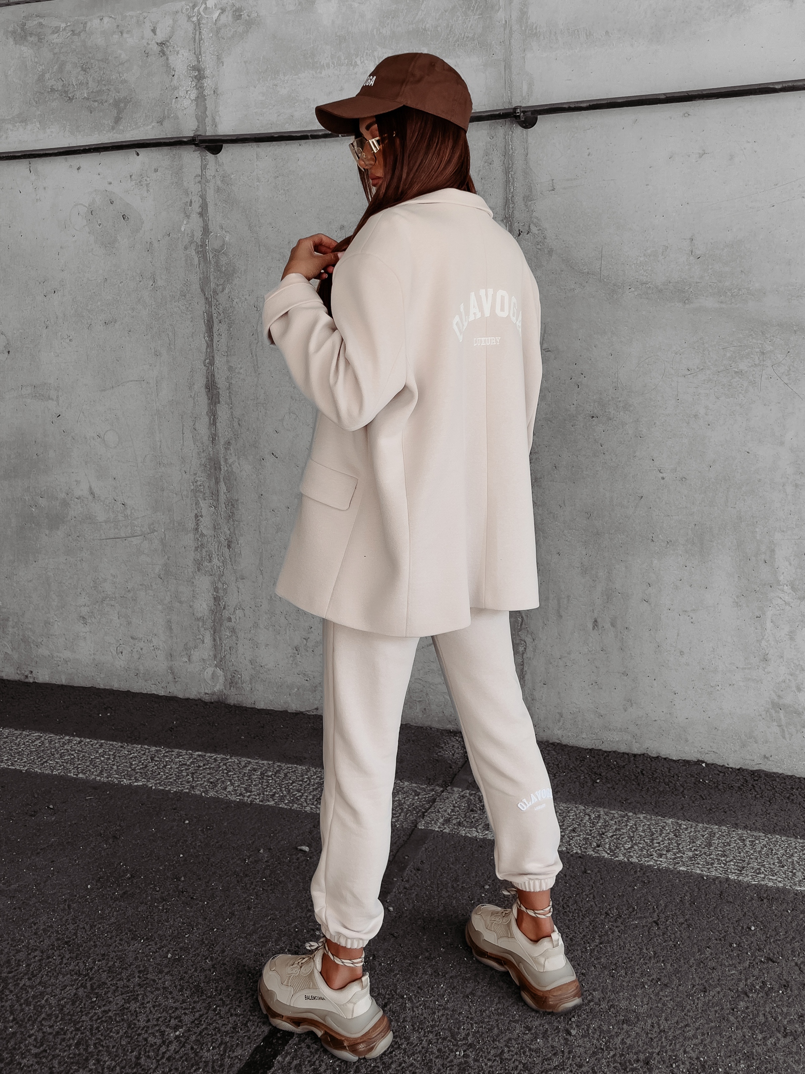 Marynarka damska jednorzędowa Hajos Ola Voga beżowa