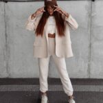 Marynarka damska jednorzędowa Hajos Ola Voga beżowa