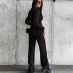 Garnitur komplet damski Kaylin Ola Voga czarny