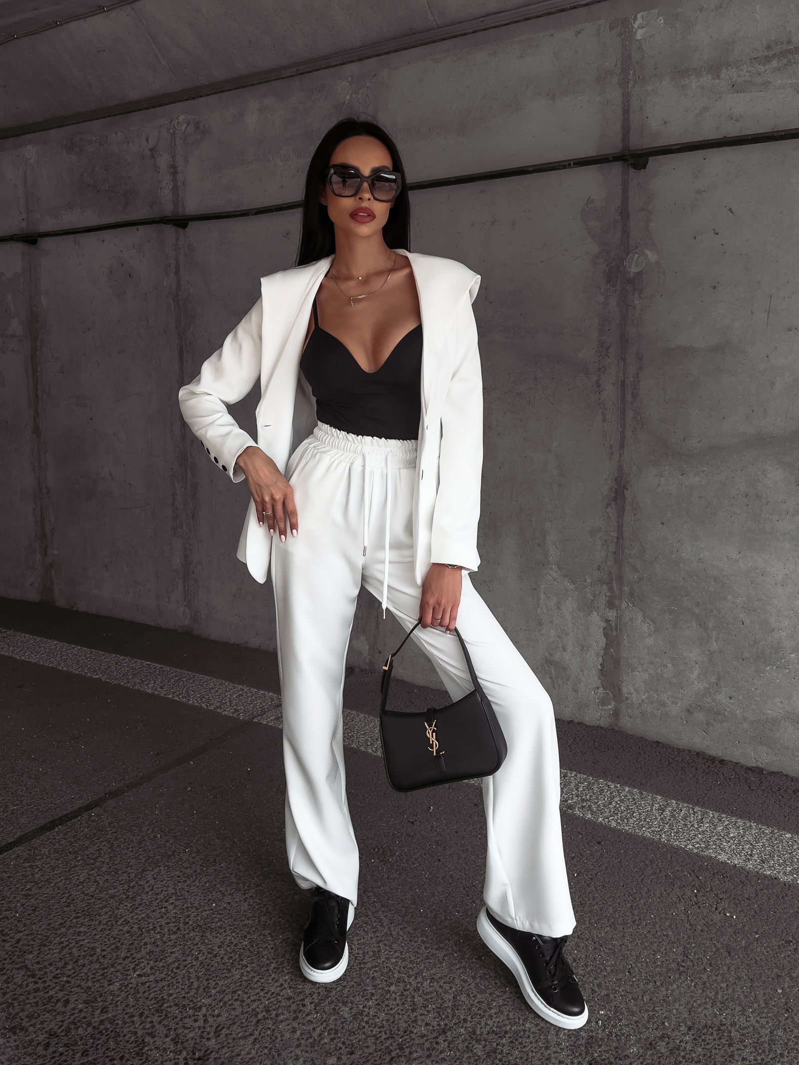 Garnitur komplet damski Kaylin Ola Voga ecru