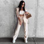 Garnitur komplet damski Kaylin Ola Voga beżowy