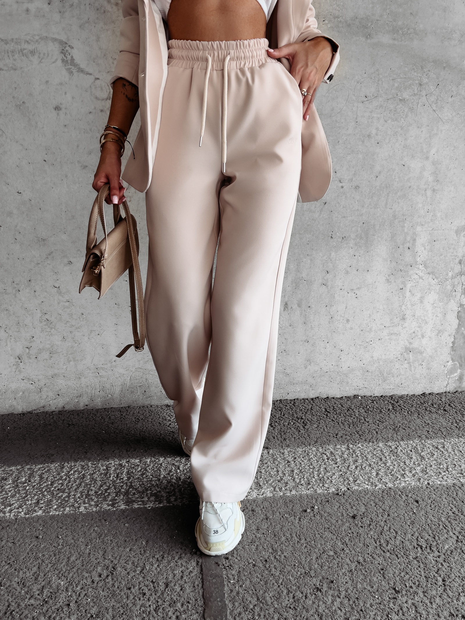 Garnitur komplet damski Kaylin Ola Voga beżowy