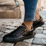 Trampki męskie z ekoskóry Arlon Ola Voga czarne