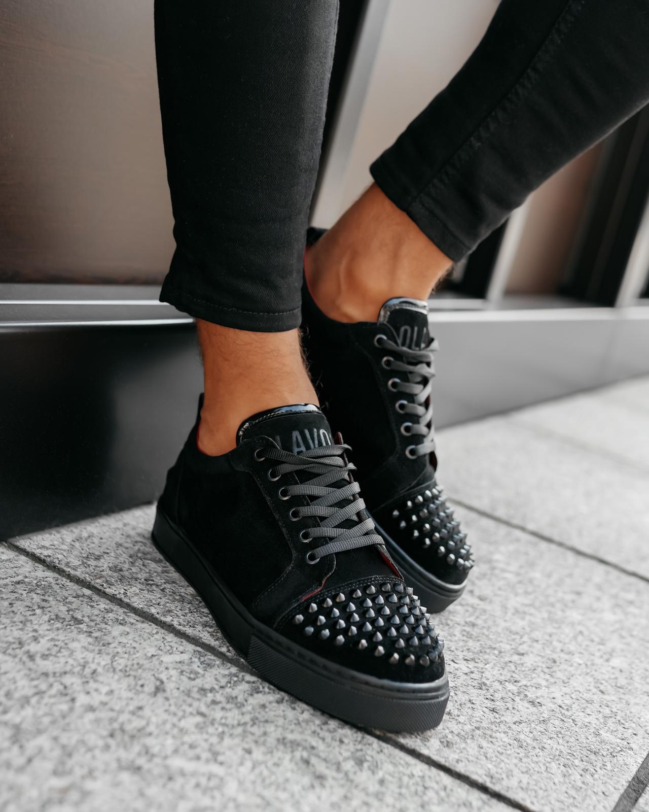 Trampki męskie trendowe Simmer Ola Voga czarne