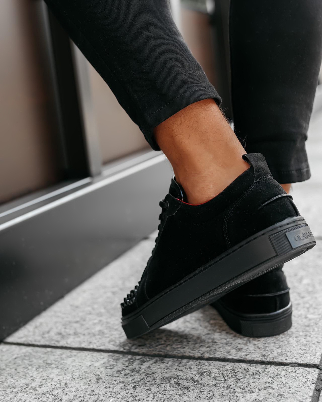 Trampki męskie trendowe Simmer Ola Voga czarne Trampki męskie trendowe Simmer Ola Voga czarne