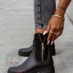 Kalosze botki Rock Umberllo czarne