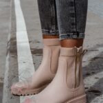 Kalosze botki Rock Umberllo beżowe