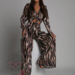 Kombinezon elegancki NB Mevix tygrys brązowy