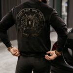 Komplet welurowy męski Burias Ola Voga czarny