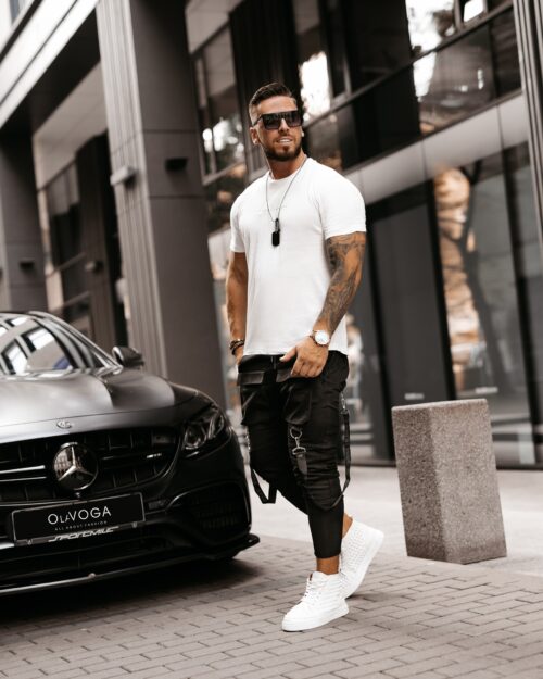 Spodnie męskie joggery Irwin Ola Voga czarne