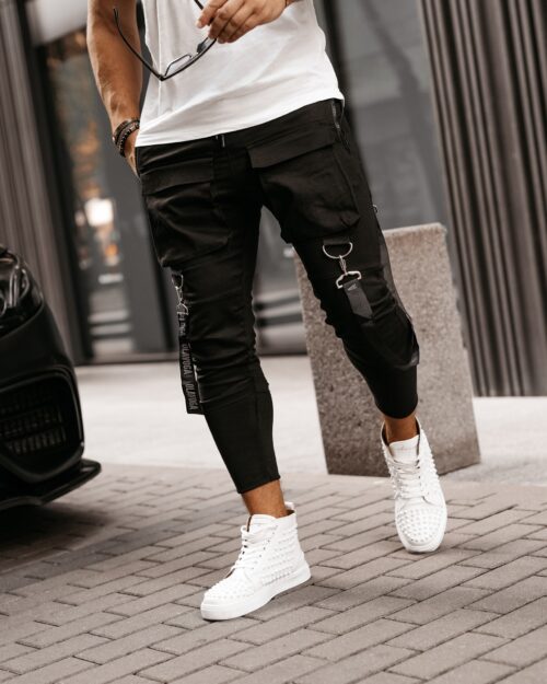 Spodnie męskie joggery Irwin Ola Voga czarne