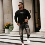 Bluza męska z aplikacją Rory Ola Voga czarna