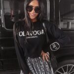 Sweter damski logowany Kasumi Ola Voga czarny