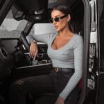 Bluzka prążkowana Madelyn Ola Voga szara