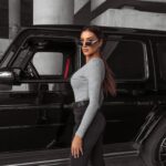 Bluzka prążkowana Madelyn Ola Voga szara