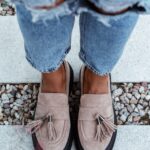 Mokasyny zamszowe Rock Opori cappucino