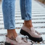 Mokasyny zamszowe Rock Opori cappucino