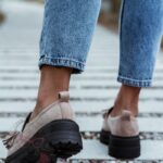 Mokasyny zamszowe Rock Opori cappucino