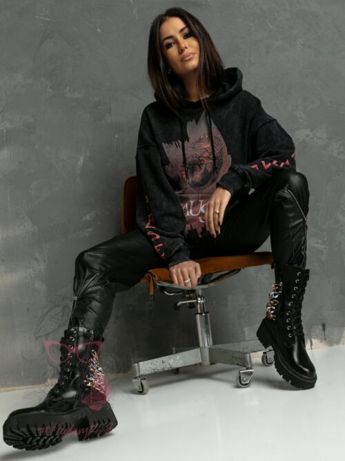 Bluza dekatyzowana MC Deragona czarna